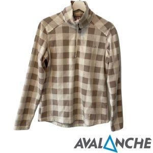 Avalanche Plaid 1/4 Zip Fleece